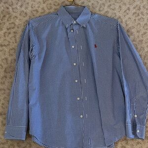 Men's Blue Checkered Shirt